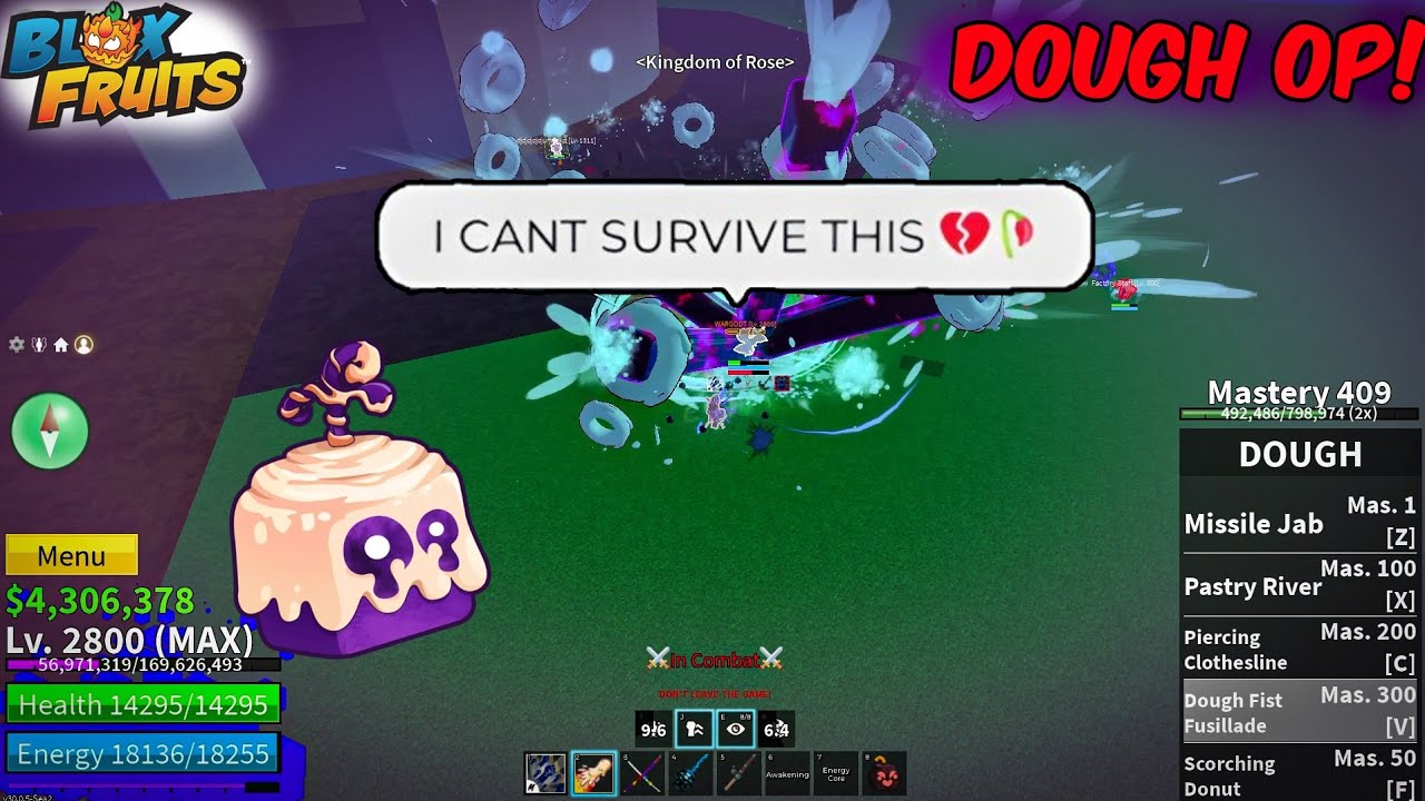 This Dough V2 Build Is Actually Insane💀🔥 [BloxFruits]