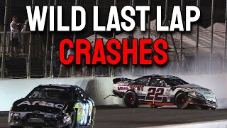 Wild NASCAR Last Lap Crashes