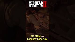 RDR2 - Missable Lockbox at the Aberdeen Pig Farm 🗝️ Quck Guide  #RDR2  #AberdeenPigFarm #RDR2Shorts