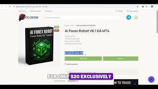 AI Forex Robot V6.1 EA MT4 | Smart AI Gold Trading Robot for XAUUSD (M5)