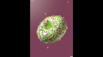 New donut animation 👀 #blender