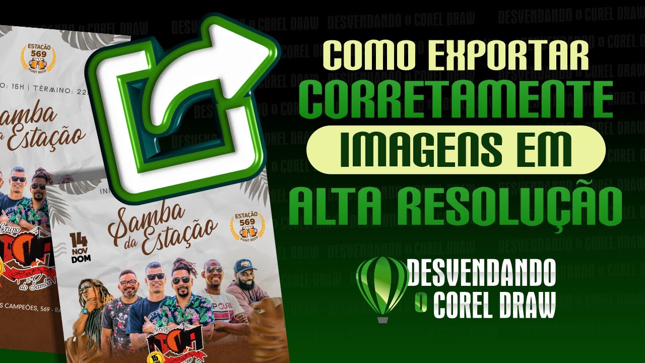Como exportar imagens em alta resolução para o Instagram no Corel Draw