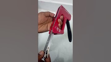 How to put stapler pin in TP 10 stapler machine?