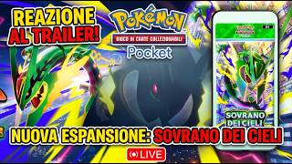 🔴 Pokémon TCG Pocket LIVE - Reaction al Trailer di SOVRANO DEI CIELI! 🤯