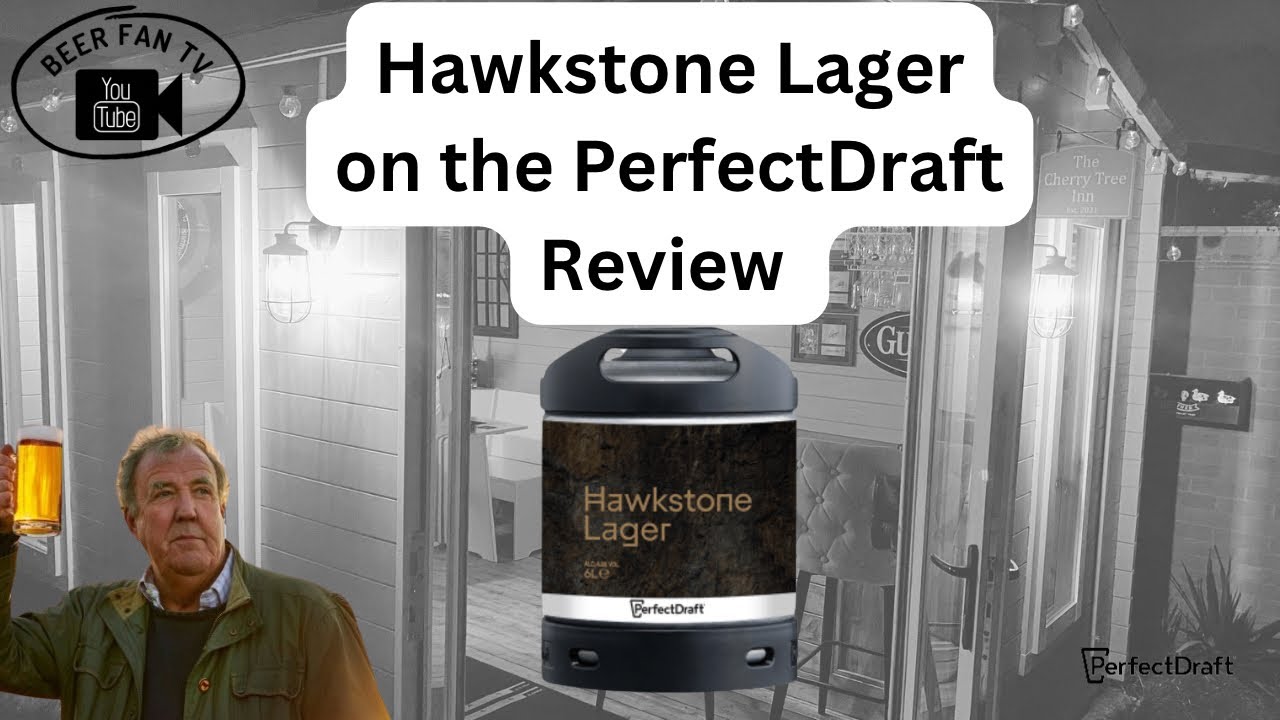PerfectDraft - Hawkstone Lager. Review and comparison with the bottle.  
