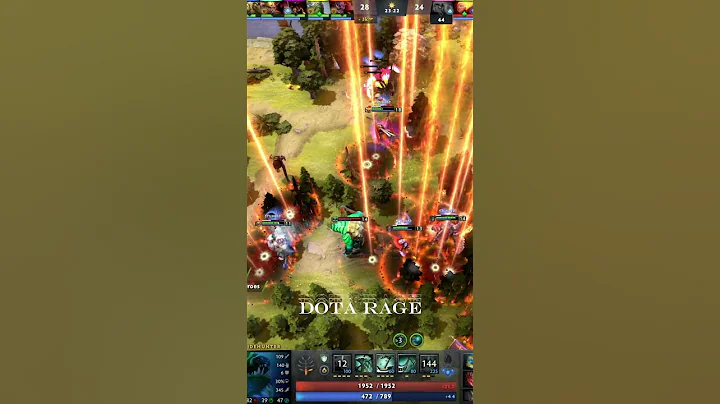 Perfect combo Invoker and Tidehunter #rampage #dota2 #dota2highlights #dota