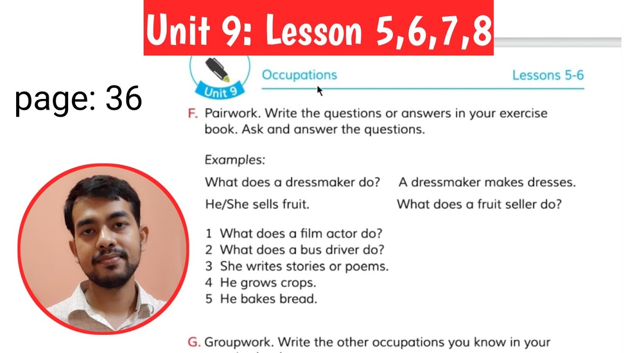 Class five english english for today class five english unit 9 lesson
