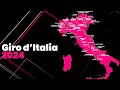 Giro 2024  le parcours complet en vido