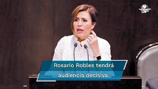 Citan a Rosario Robles en el Reclusorio Sur para revisar medida de prisión preventiva