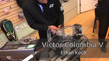 Time Lapse: How to String a Victor Columbia V Badminton Racquet