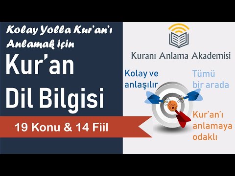 Kolay Yolla Kuranı Anlamak İçin Kuran Dil Bilgisi