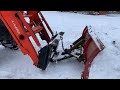 133 Testing the Kubota Quick Attach Snow Plow Mod