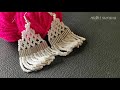 ⚜️White Statement/Aretes con flecos en red/Netted/Loopy Fringes/Seed beads Jewelery Tutorial diy