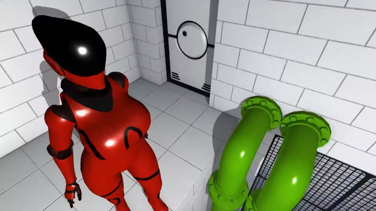 Let's Play Haydee in Red Suit, Green Zone Chapter 1 YouTube