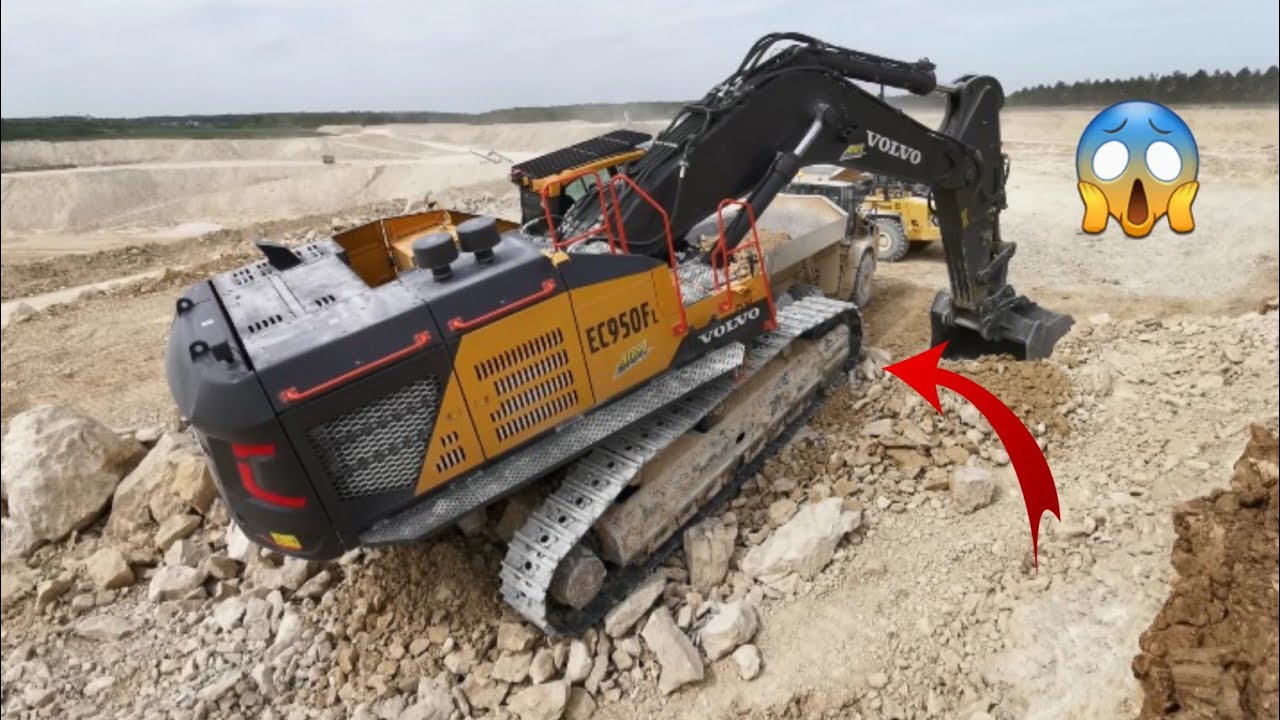 Volvo EC950F Loading in trucks | Excavator Heavy Equipment Loading 