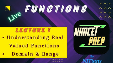 Functions | L - 1 | #nimcet2025
