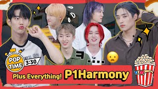 [P1Harmony] How P1Harmony handles each other's aegyo..?!😂 I 3min. 30 sec. FAST INTERVIEW I POPTIME🍿