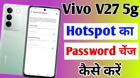 Vivo V27 5g hotspot password setting | how to change hotspot password in Vivo V27 5g