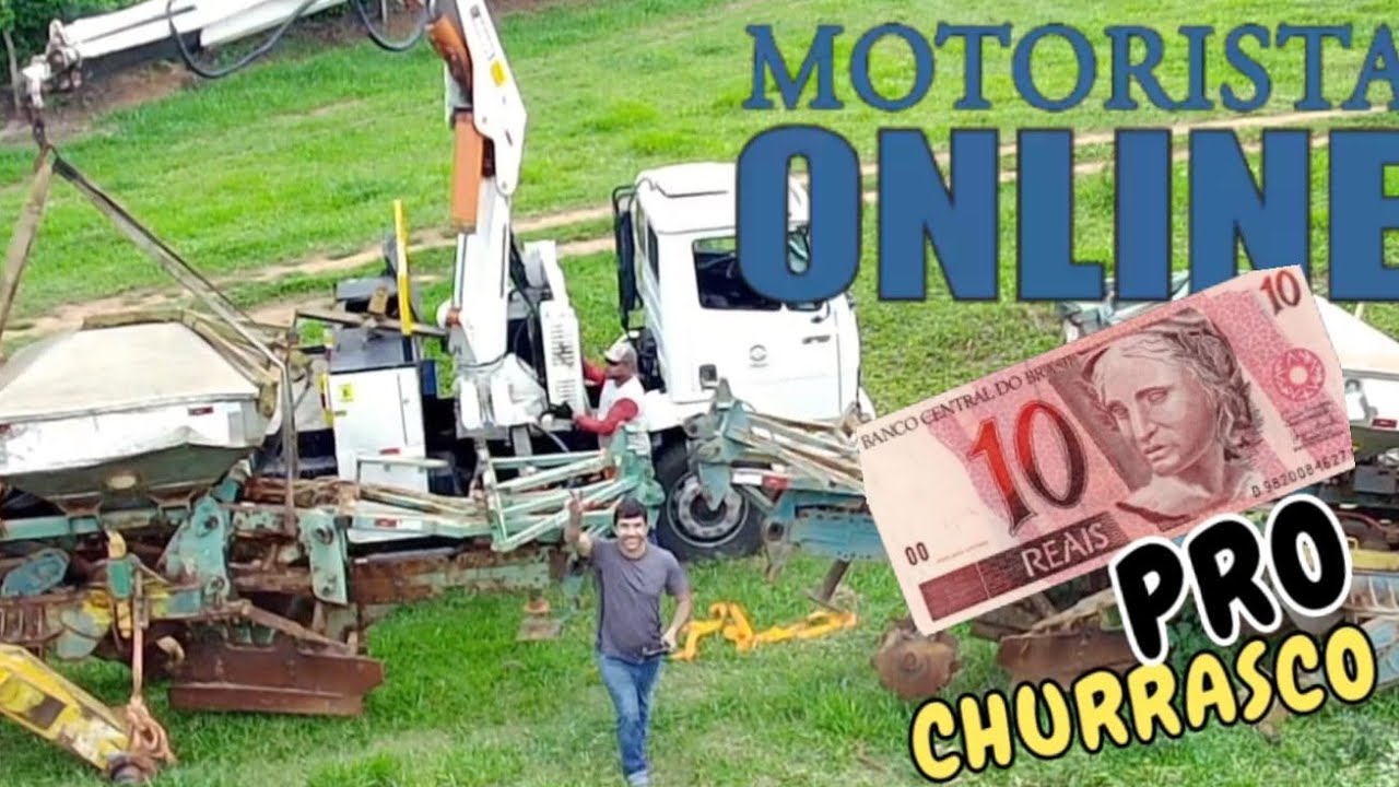 Vamos descarregar as máquinas em Analandia SP 