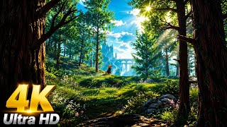 Peaceful Fox in Green Forest Live Wallpaper 4K. #PeacefulFox #Fox #Forest #GreenForest #Woodland  screenshot 1