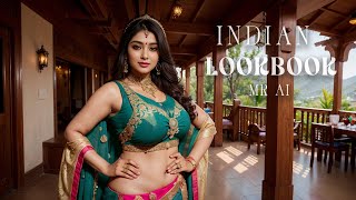 [4K] Ai Art Indian Lookbook Girl Al Art Video - Charming Chalets