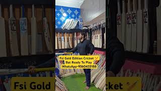 Testing FSI's New Gold Edition Cricket Bat