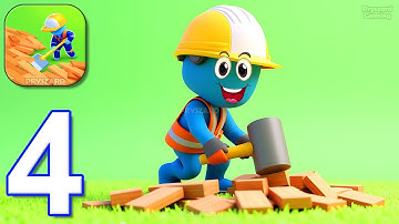 Scrape Master - Gameplay Walkthrough Part 4 - Clear and Construct (iOS, Android)