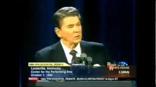 Ronald Reagan on Social Security and Deficit.