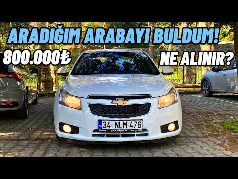 800.000 ₺'YE HANGİ ARABA ? ARADIĞIM ARABAYI BULDUM ! CHEVROLET CRUZE İLE ORMAN YOLUNDA VLOG