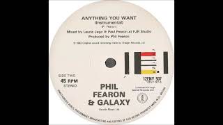 Phil Fearon & Galaxy - Anything You Want (Instrumental) (1983)