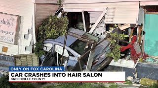 Car Crashes into Hair Salon