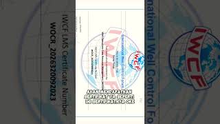 International Well Control Forum Iwcf Certificate