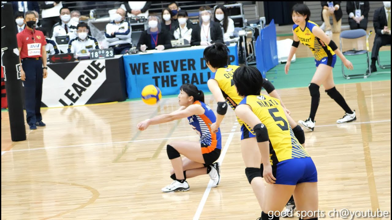 【女子バレー】【4K】熾烈な戦い～東レアローズ～【Japanese volleyball】 YouTube