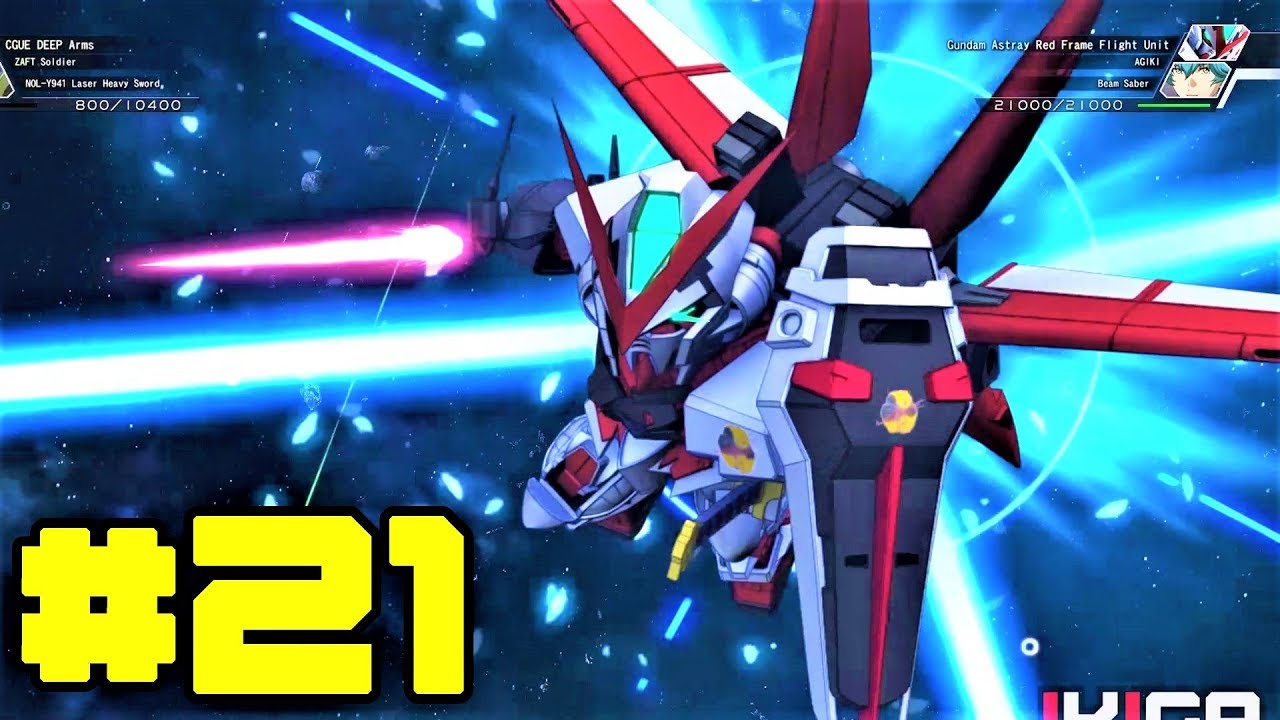 Gジェネ　CROSSRAYS 21 RED FRAME FLIGHT UNIT ALL ATTACKS SHOWCASE - SD GUNDAM G