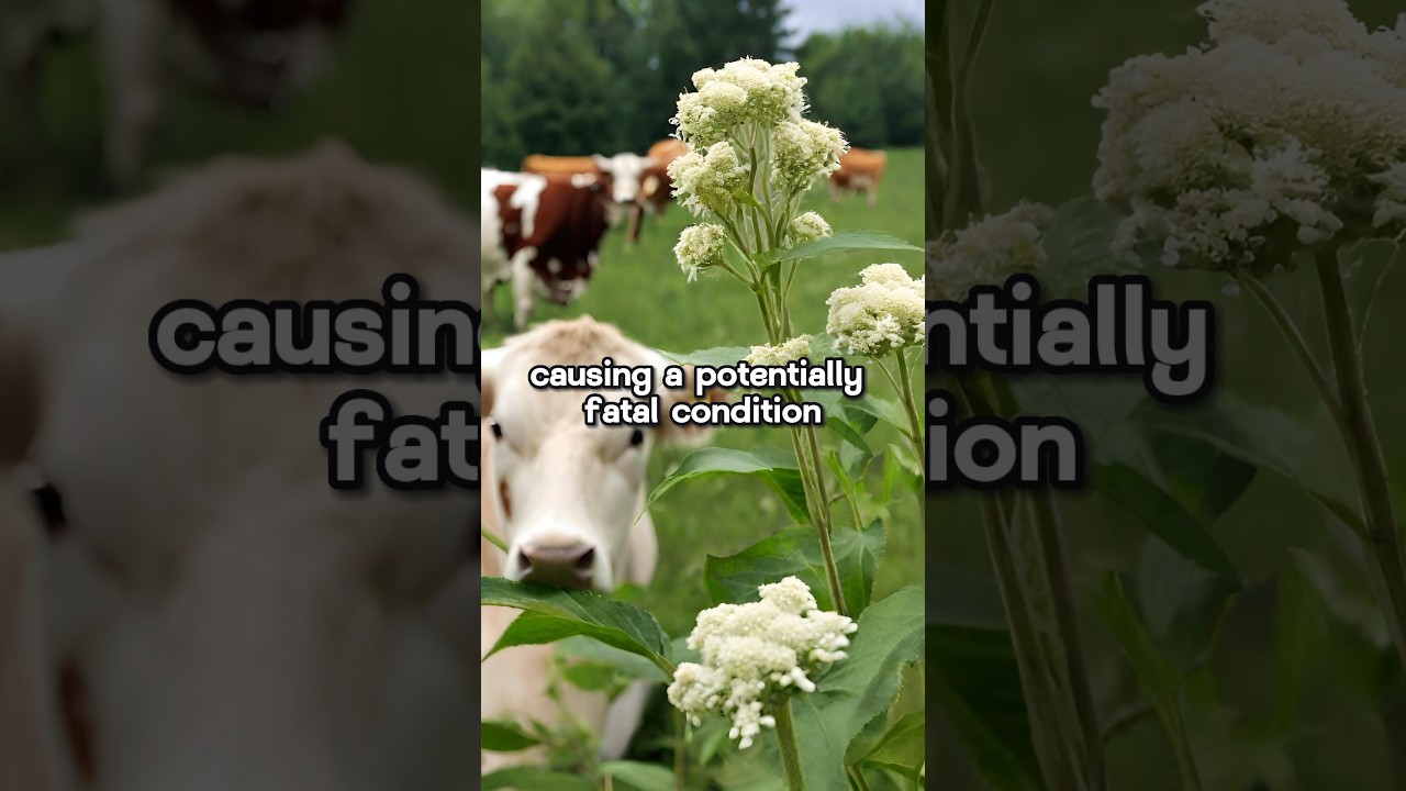 🌼 White Snakeroot: The Deceptive Killer in Pastoral Beauty! 🐄☠️ 
