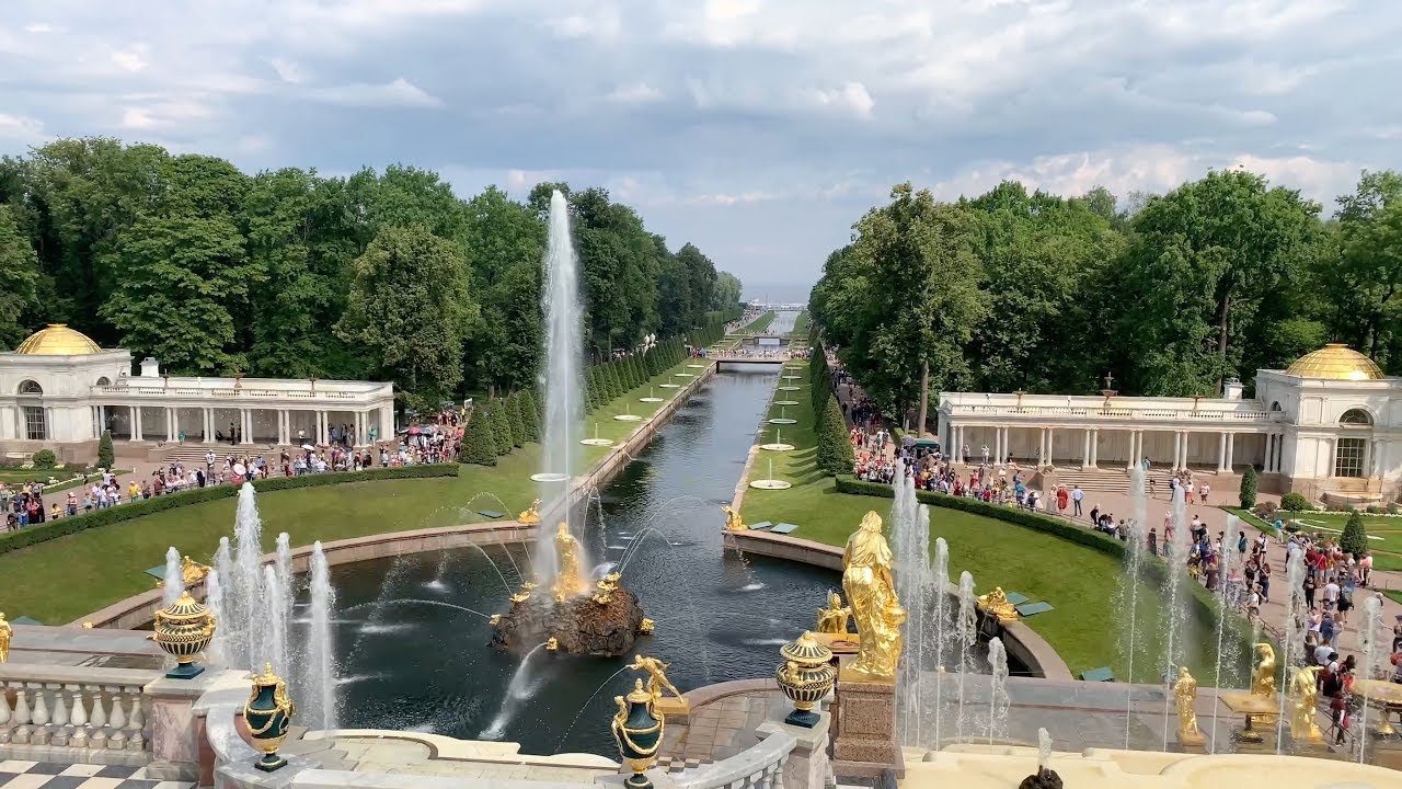PETERHOF - FOUNTAINS, GARDENS & MONPLAISIR