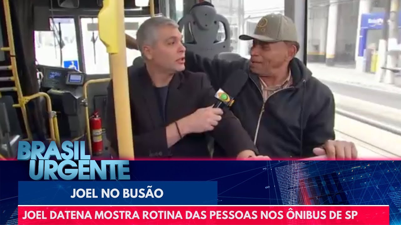 Joel Datena mostra rotina do povo nos ônibus | Brasil Urgente