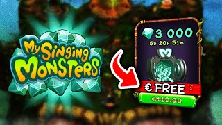 My Singing Monsters : How To Get 3,000 DIAMONDS / GEMS ! (Easter Egg) screenshot 3