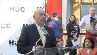 Ribbon cutting at Alief-Hays