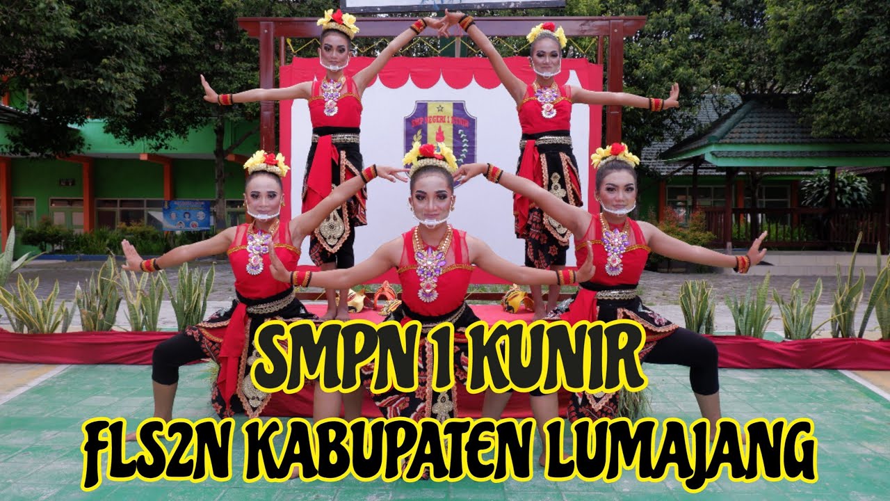 TARI GAYUH SMPN 1 KUNIR DALAM FLS2N TINGKAT KABUPATEN