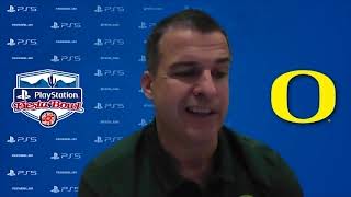 Head Coach Mario Cristobal The juice is high excited to play in this game