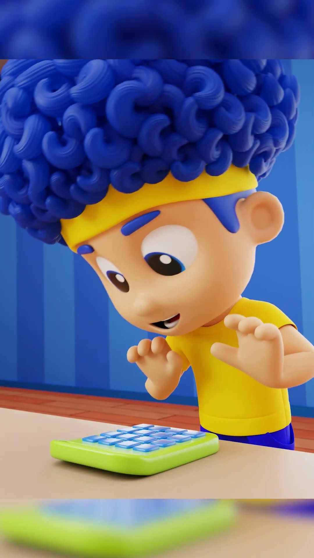 Cha-Cha, teléfono móvil, máquina de escribir y calculadora | D Billions Canciones Infantiles #shorts