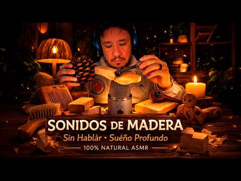 ASMR LOS MEJORES SONIDOS CON OBJETOS DE MADERA