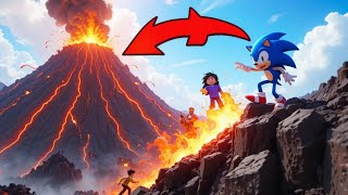 WE CLIMBED THE TALLEST VOLCANO IN ROBLOX !!