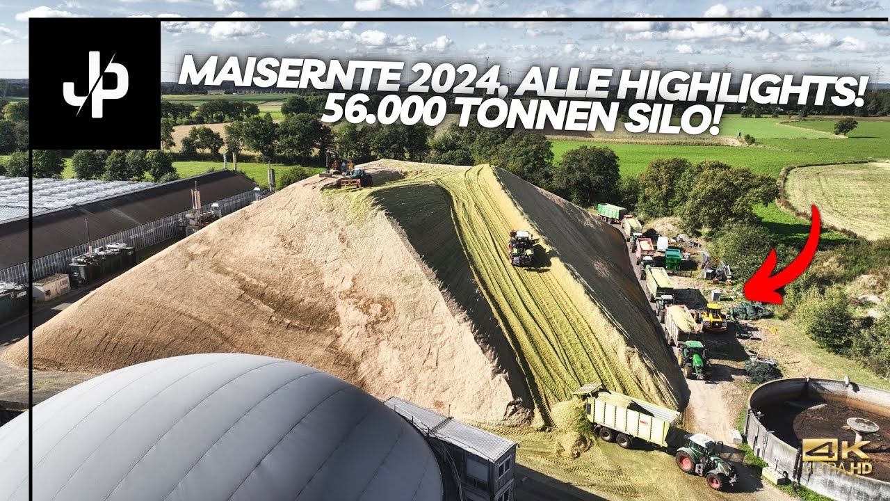 Maisernte 2024 XXL: 30 Min Highlights! || JP Agrar