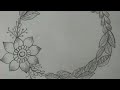 Easy drawing of flowers || butiful flowers drawing||designs drawing || drawing flower easy 🌼🌼
