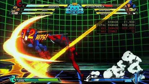 MvC3: Deadpool - Combo 02 - This Is My Slide Loop!