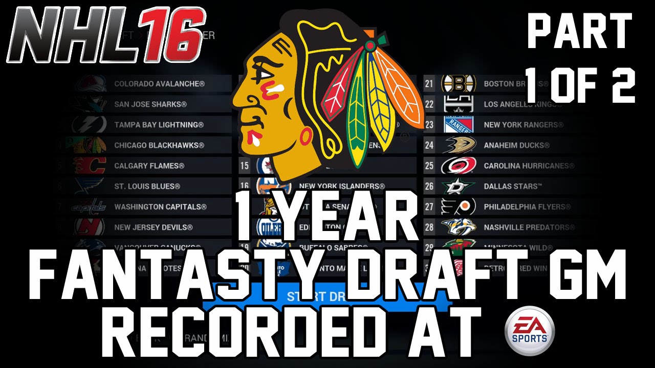 nhl 16 draft order