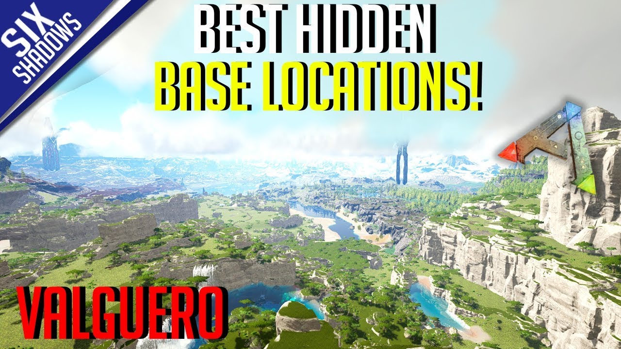 Valguero Best Hidden Base Locations New Valguero Map Ark Survival Evolved Youtube