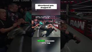 Speed gets Dragged into the Fight!! #ishowspeed #kenya #loganpaul #wwe